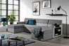 Markos Couchgarnitur Sofa in U Form mit Schlaffunktion und 2 Betkasten Wohnlandschaft