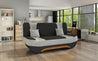 Sofa Couch EVA 2 mit Schlaffunktion und Bettkasten Federkern.