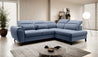 Couch Garnitur Sofa Sofagarnitur NOBLE mit Schlaffunktion und Bettkasten Wohnlandschaft