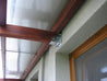Terrassenüberdachung Carport Leimholz Holz Terrassenüberdachungen 5,4 Meter x 3,35 Meter, 10 mm Doppelstegplatten. Sondermaße auf Anfrage möglich.