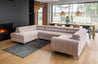Couch Couchgarnitur Sofa LOUIS U Form Schlaffunktion Sofa Couch Wohnlandschaft Polsterecke