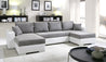 Sofa Couchgarnitur Couch Sofagarnitur Diego U Wohnlandschaft mit Schlaffunktion und Bettkasten