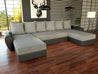 Couch Couchgarnitur PUMA Sofa Sofagarnitur mit Schlaffunktion und Bettkasten Polsterecke