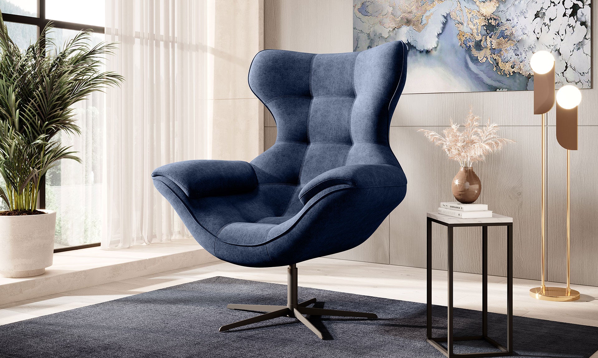 moderner komfortabler sessel model yoga relax collection